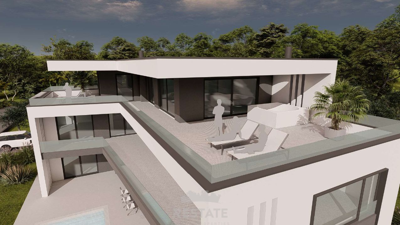 ZEMLJIŠČE s plačanim komunalnim prispevkom, za izgradnjo vile z bazenom — Peroj 111