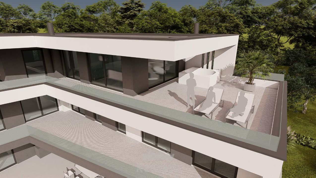 ZEMLJIŠČE s plačanim komunalnim prispevkom, za izgradnjo vile z bazenom — Peroj 111