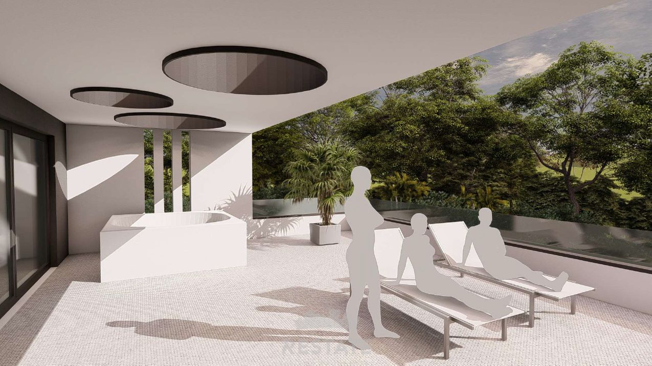 ZEMLJIŠČE s plačanim komunalnim prispevkom, za izgradnjo vile z bazenom — Peroj 111