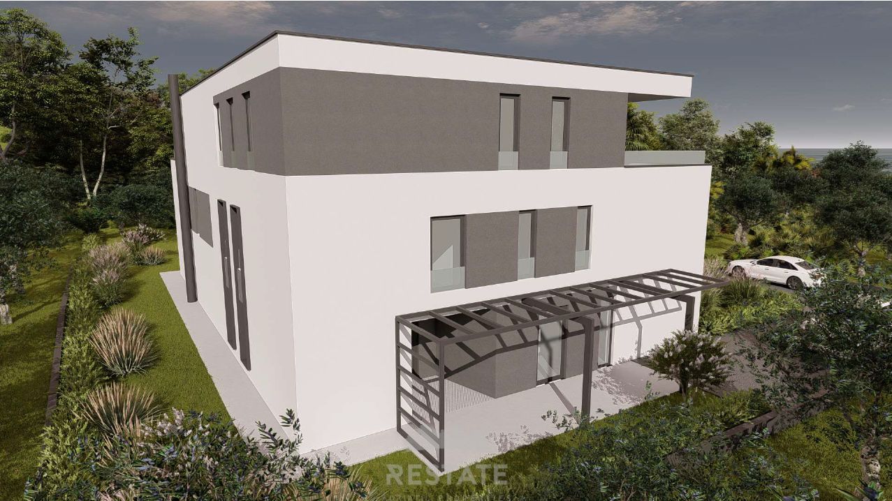 ZEMLJIŠČE s plačanim komunalnim prispevkom, za izgradnjo vile z bazenom — Peroj 111