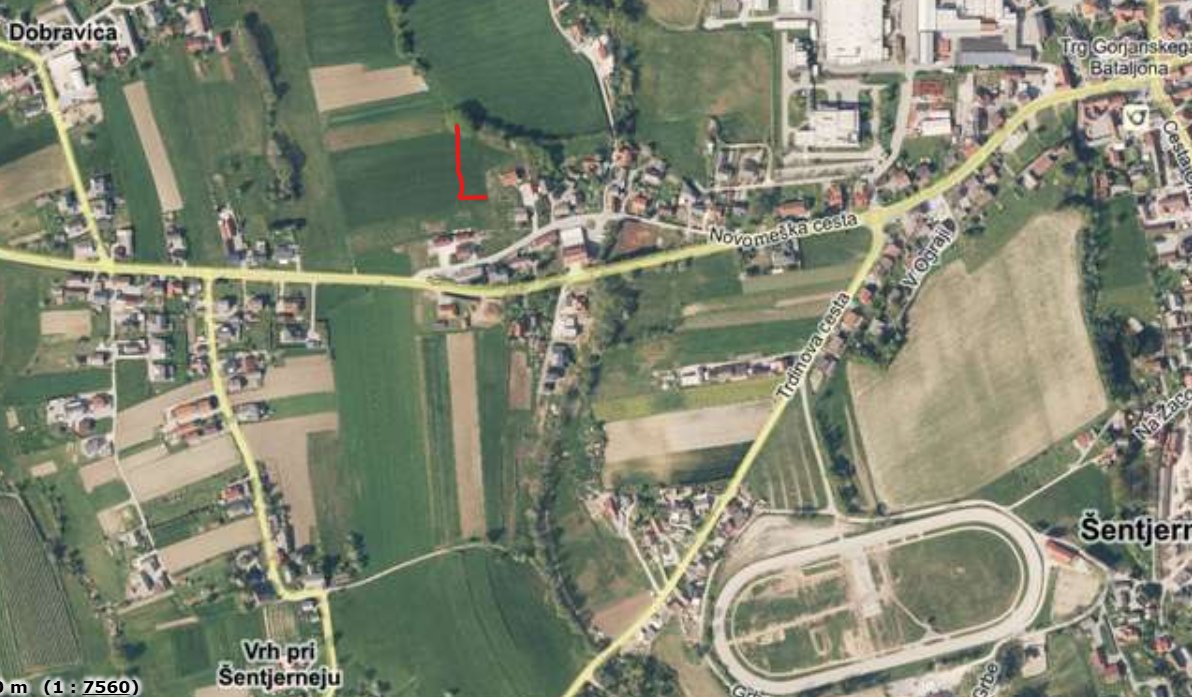 PRODAJA,POSEST,ZAZIDLJIVA,2172m2 — Koordinate 45.825019, 15.318807