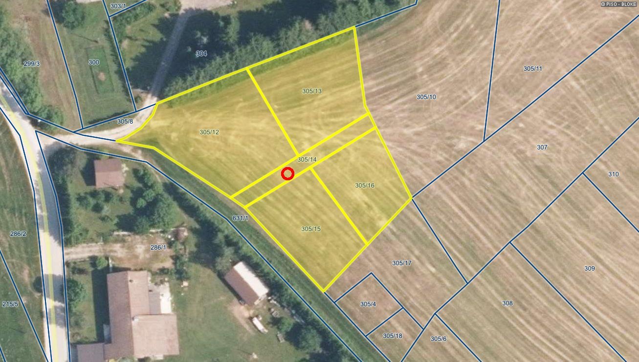 PRODAJA STAVBNIH ZEMLJIŠČ – BLOKE — Koordinate 45.854908, 14.330737